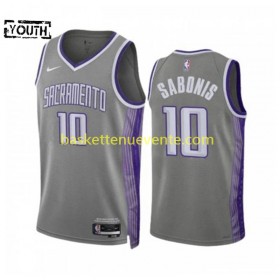 Maillot Basket Sacramento Kings DOMANTAS SABONIS 10 Nike City Edition 2022-2023 Swingman - Enfant